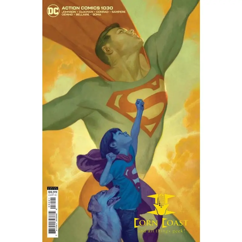 Action Comics #1030 Cvr B Julian Totino Tedesco Card Stock Var 1