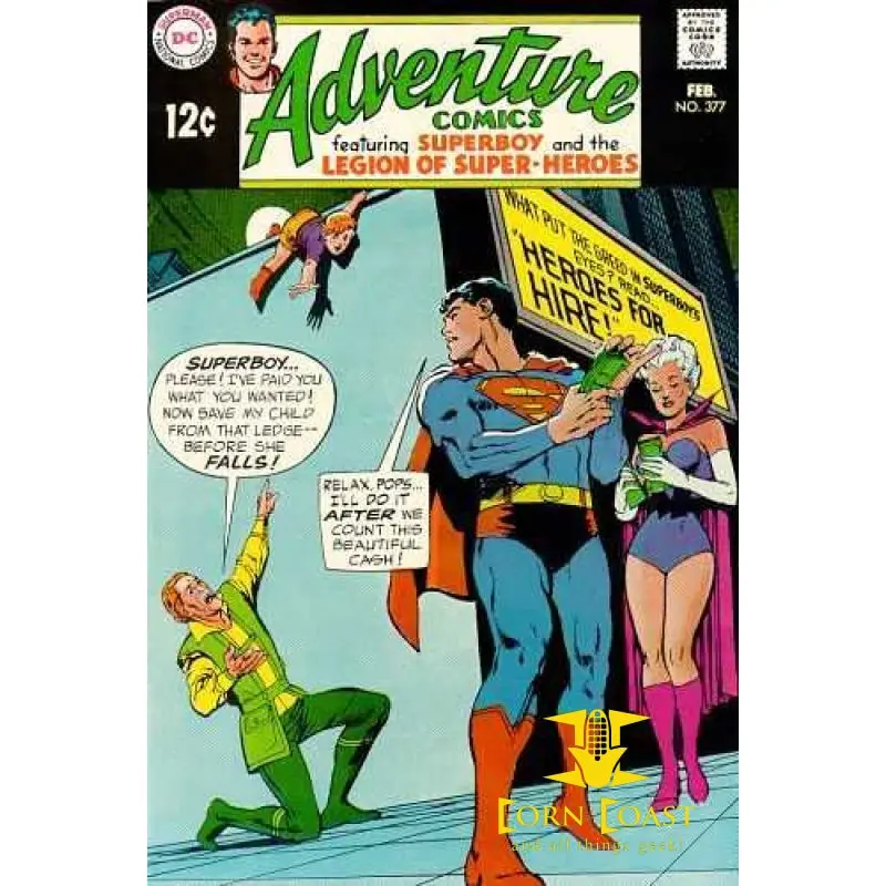 Adventure Comics #377 Vf 1