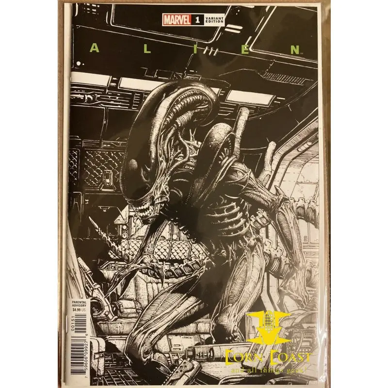 Alien (Vol 1) #1 David Finch 1 Per Store B&W Sketch Variant Nm 1