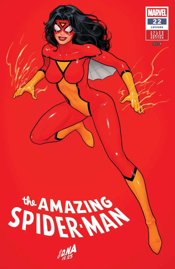 Amazing Spider-Man (Vol 7) #22 David Nakayama Color Block Red Variant Nm 1