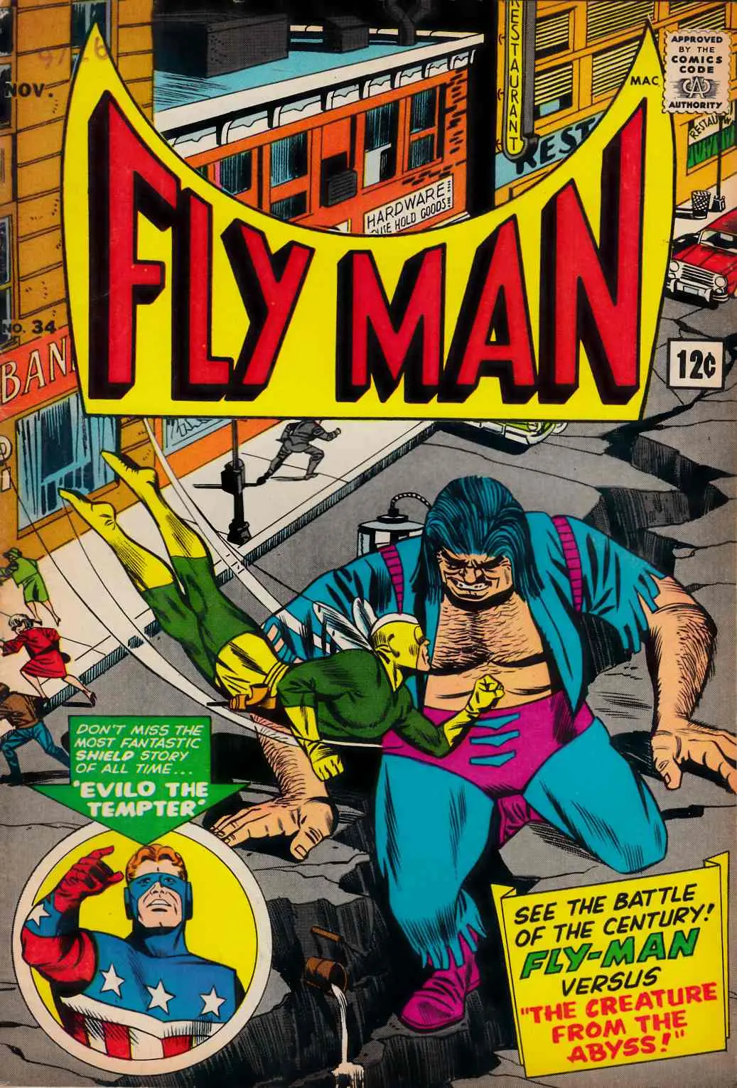Fly Man (1965 Series) #34 Fine Comics Book #G 1
