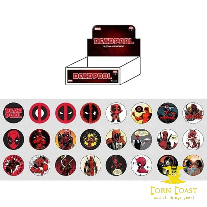 Assorted Deadpool Pins 1