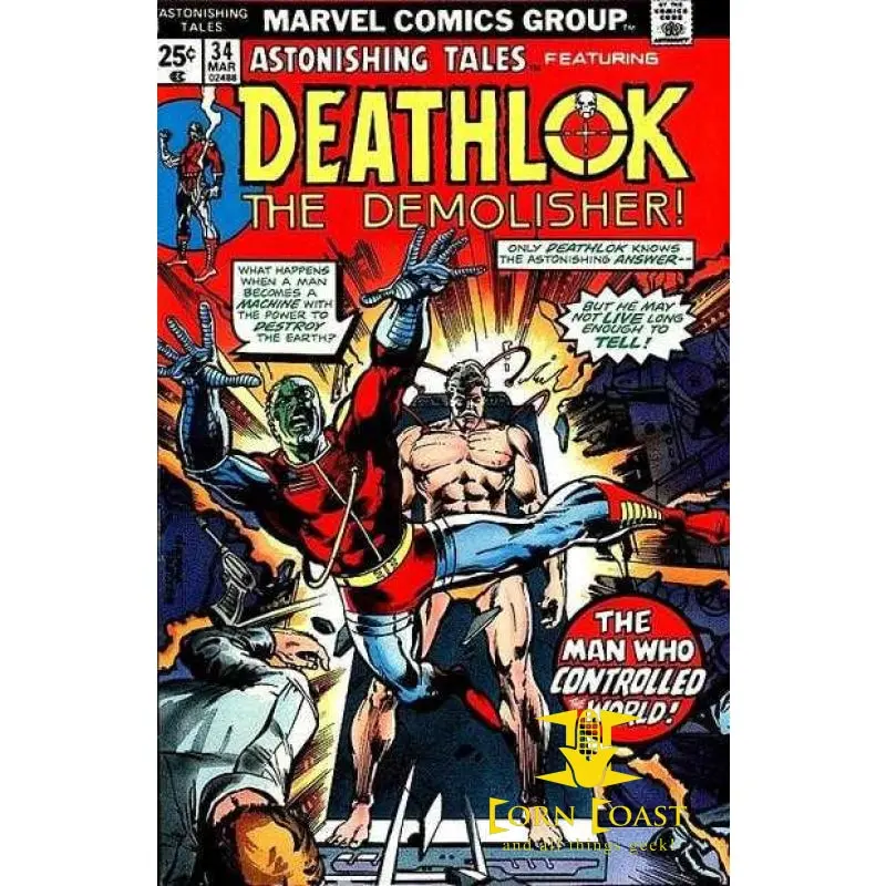 Astonishing Tales Featuring Deathlok The Demolisher (Vol 1) #34 Vf 1
