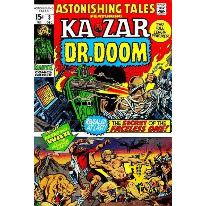 Astonishing Tales Featuring Ka-Zar And Dr. Doom #4 Vg 1