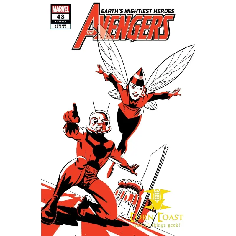 Avengers (Vol 8) #43 Ant-Man And Wasp Two-Tone Var 1