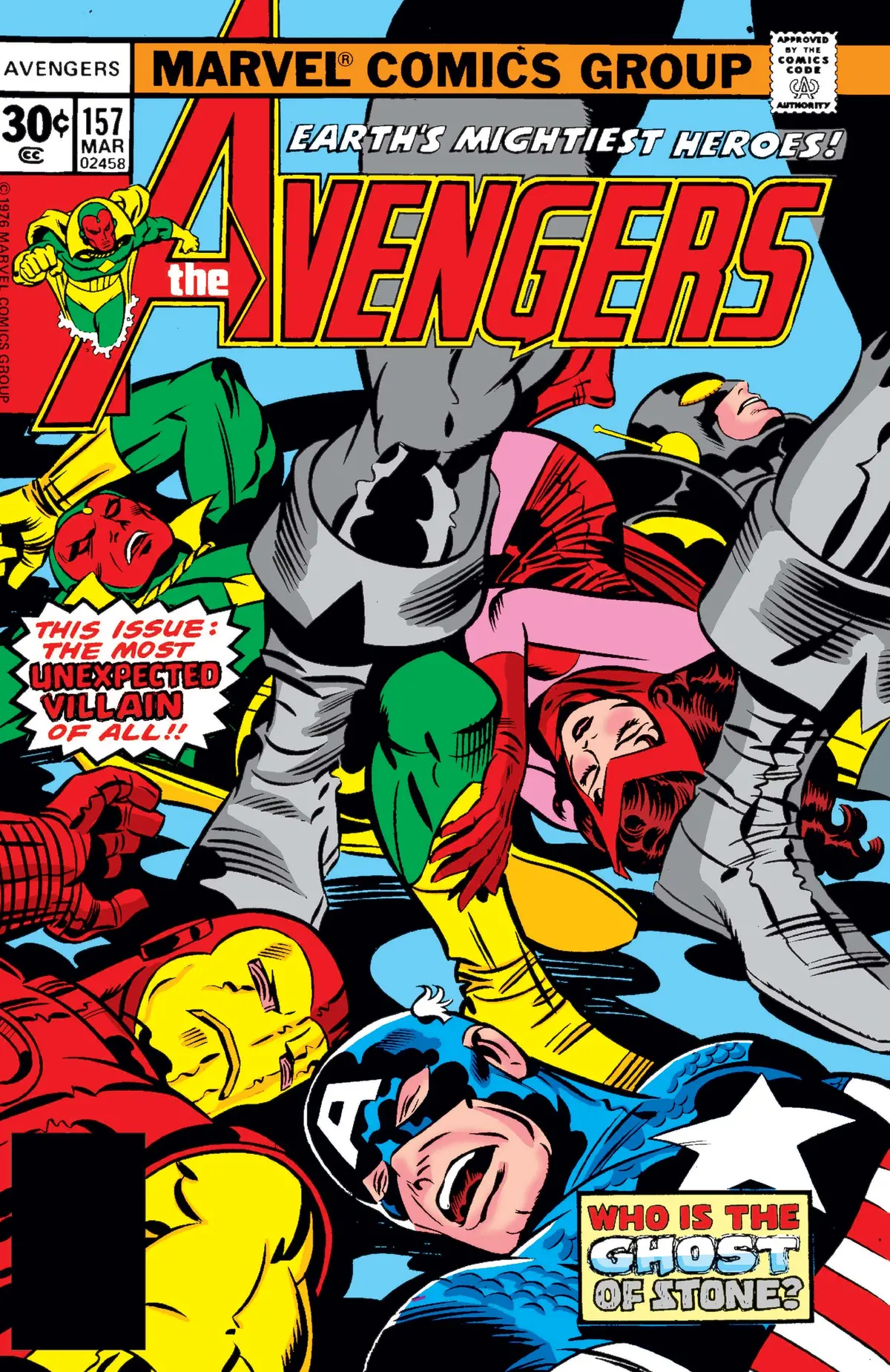 The Avengers #157 (Vol 1) Vf 1
