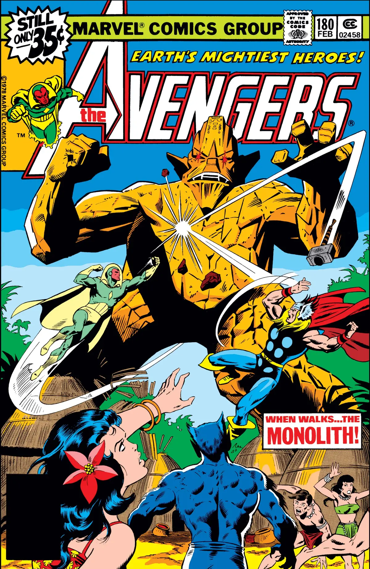 The Avengers #180 (Vol 1) Vf 1