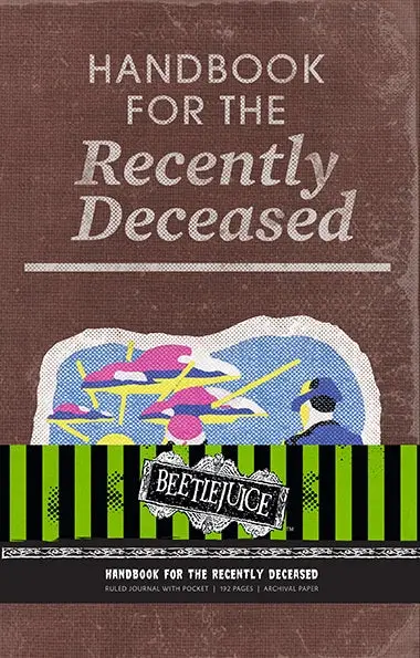 Beetlejuice: Handbook For The Recently Deceased Hardcover Ruled Journal - Damaged 1