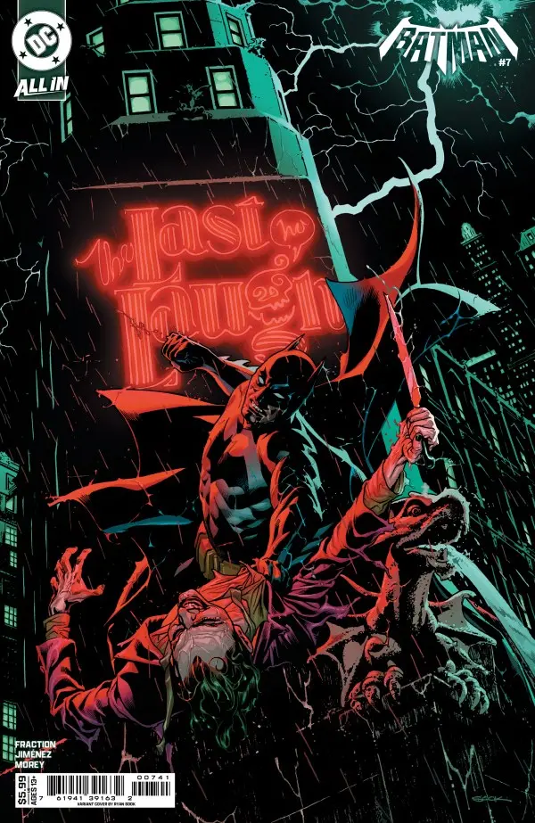 Batman (Vol 4) #7 Cover D Ryan Sook Variant Nm 1