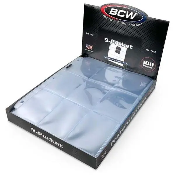 Bcw Laserweld 9 Pocket Page-Side Load Single Pages 1