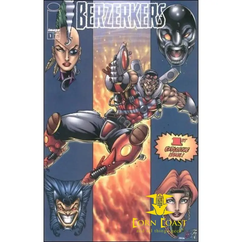 Berzerkers #1 Headshots Cover Nm 1