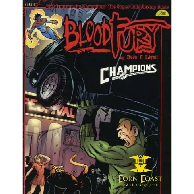 Bloodfury (4Th Edition) From Hero Games 1