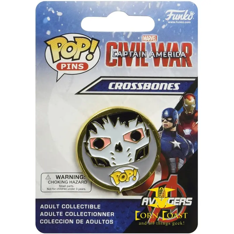Captain America: Civil War Crossbones Pop! Pin 1