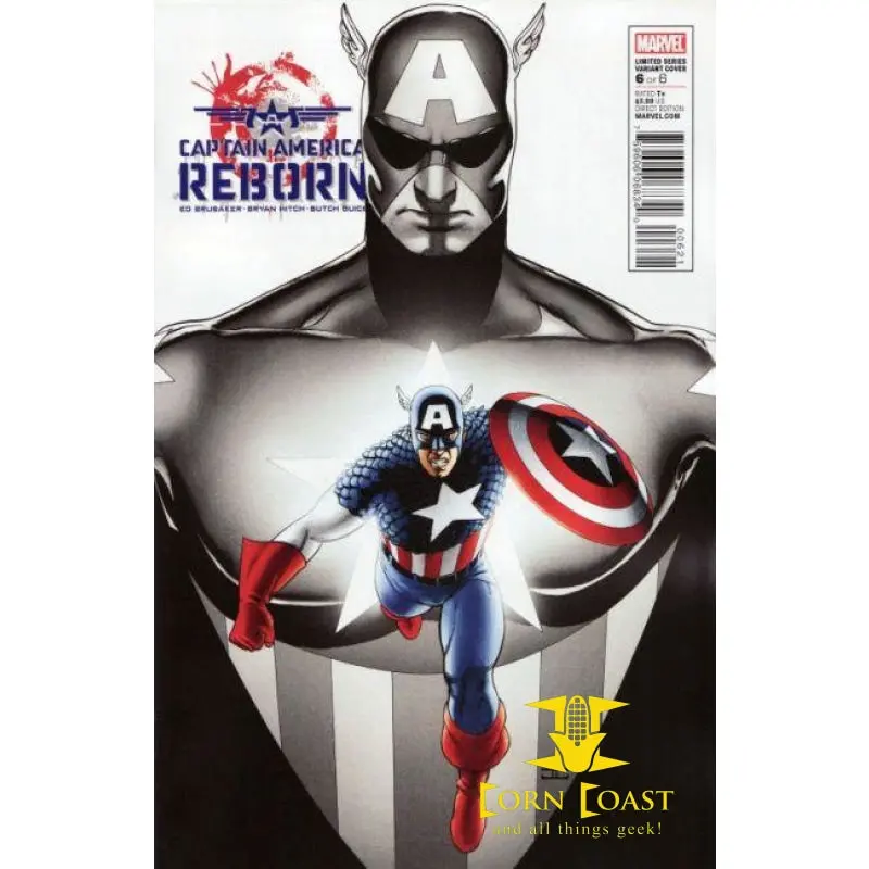 Captain America: Reborn #6 Cassaday Variant Nm 1