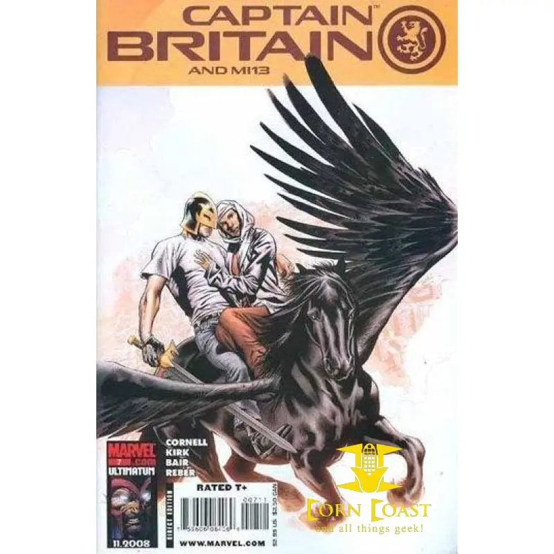 Captain Britain And Mi 13 (2008) #7 Vf 1