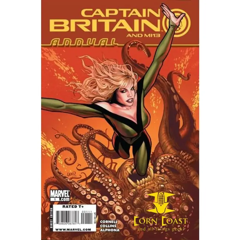 Captain Britain And Mi:13 Annual (Vol 1) #1 Vf-Nm 1