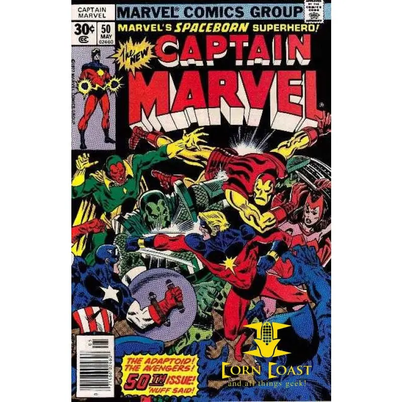 Captain Marvel (Vol 1) #50 Vf 1