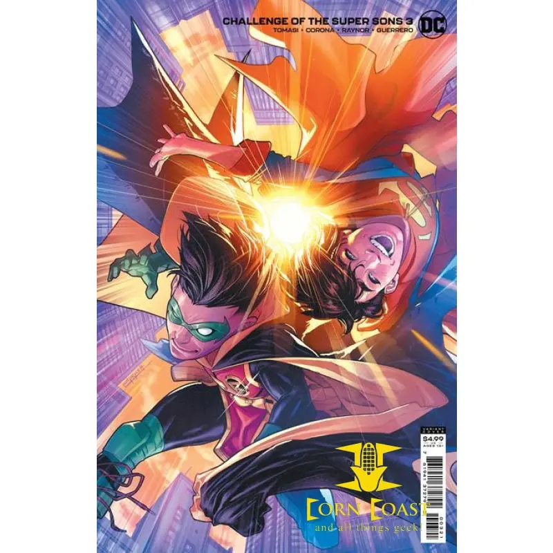 Challenge Of The Super Sons #3 (Of 7) Cvr B Jamal Campbell Card Stock Var 1
