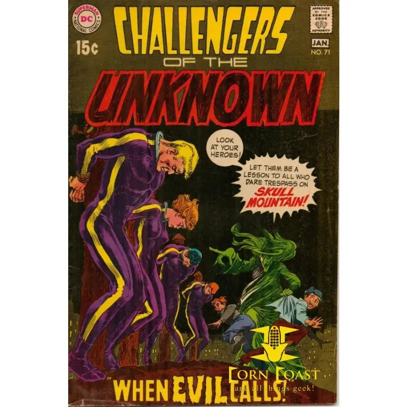 Challengers Of The Unknown #71 Vg 1