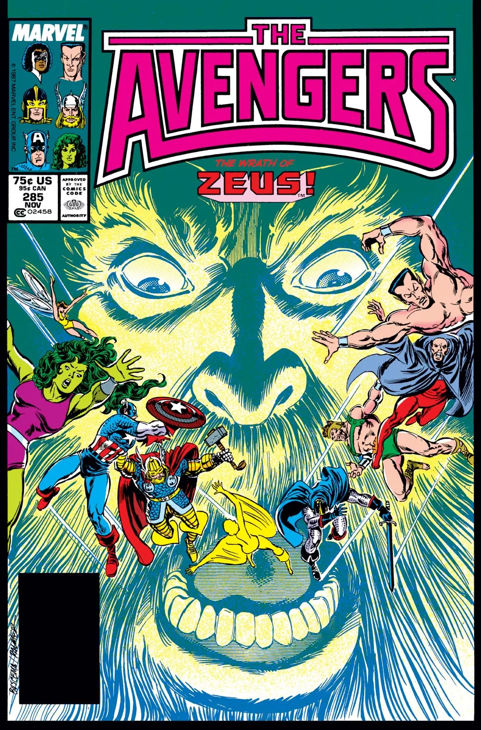 The Avengers (Vol 1) #285 Vf 1