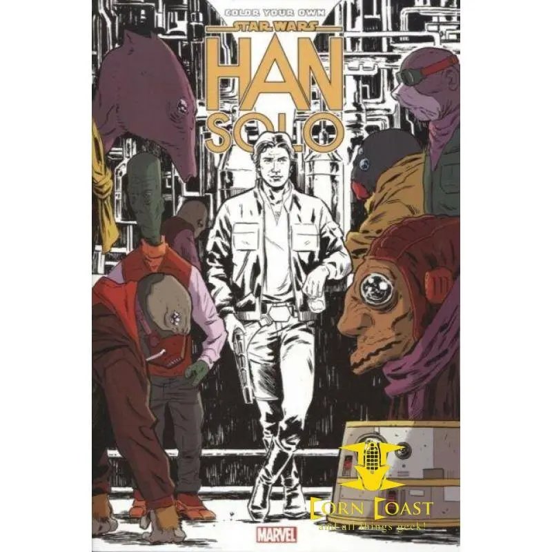 Color Your Own Star Wars Han Solo Tp 1