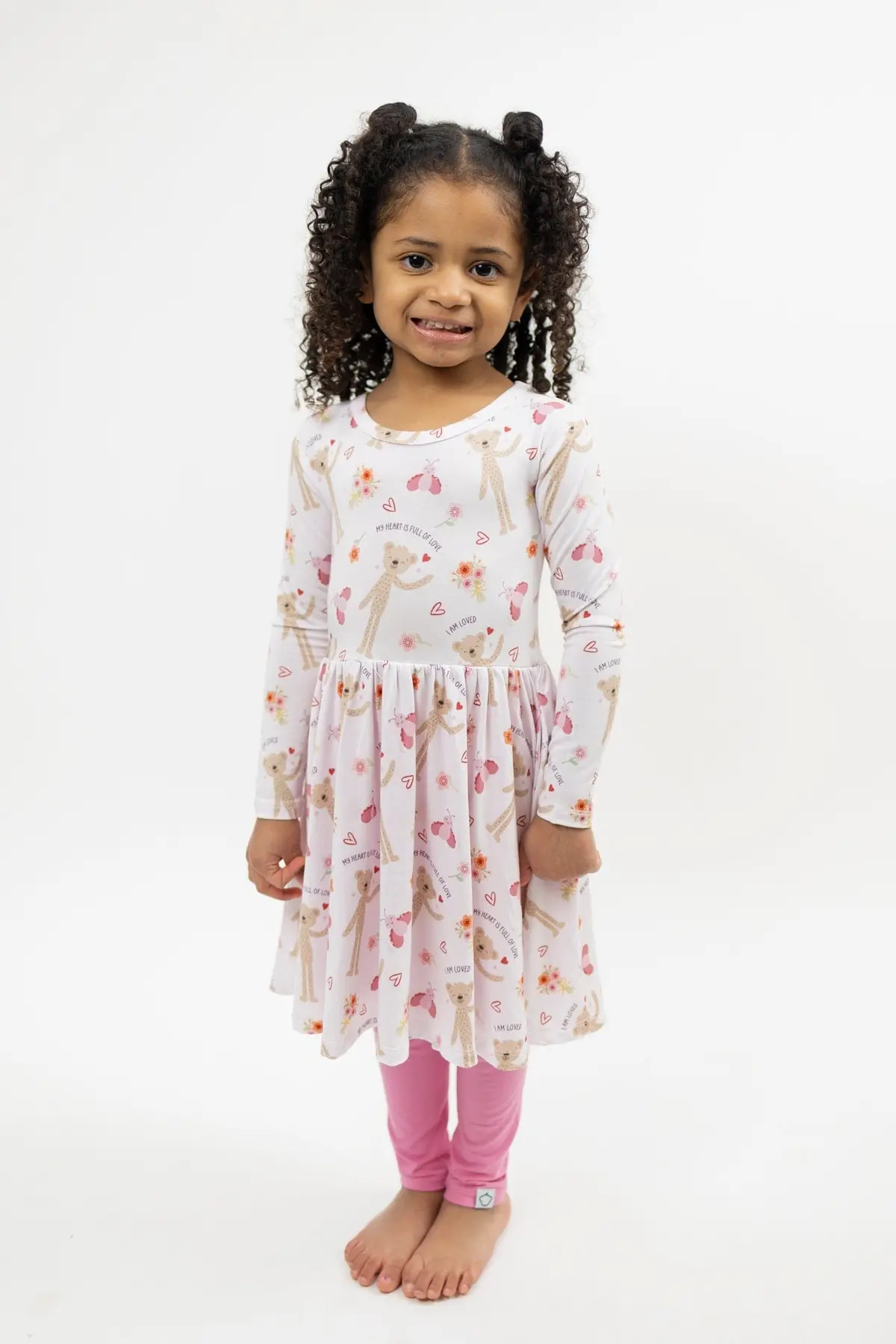 Love Bug Long Sleeve Twirl Dress 1