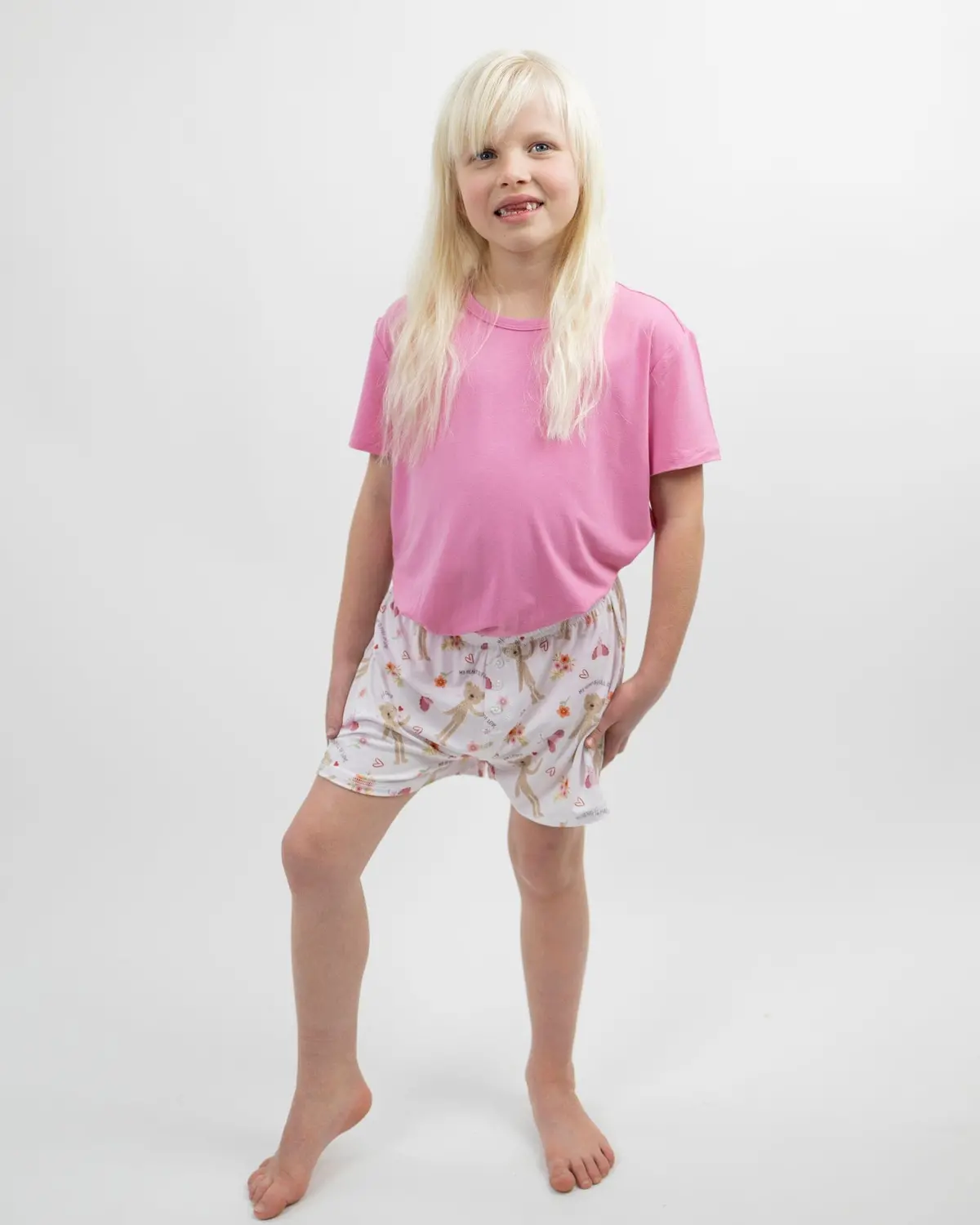 Love Bug Youth Girls Shorts Set 1