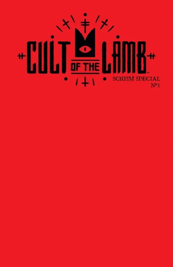 Cult Of The Lamb: Schism Special (2025) #1 Cover C Red Blank Variant Nm 1