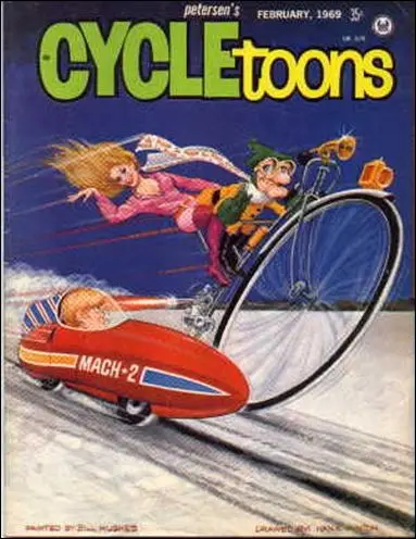 Petersen's Cycletoons Feb 1969 Vg 1