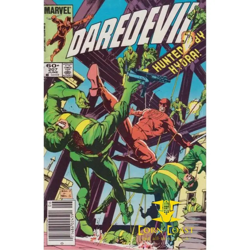 Daredevil #207 Newsstand Edition Vf 1