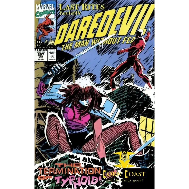 Daredevil #297 Newsstand Edition Vf 1