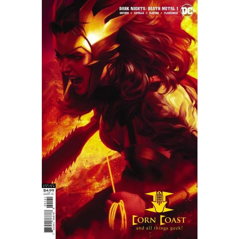Dark Nights: Death Metal #1 Wonder Woman Variant Cover By Stanley Artgerm Lau 1
