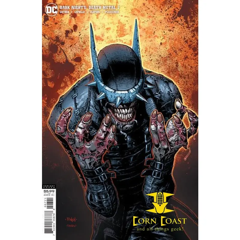 Dark Nights Death Metal #7 (Of 7) Cvr B David Finch Batman Who Laughs Var 1