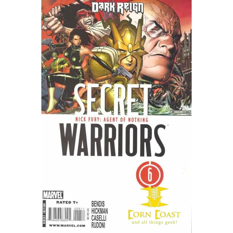 Dark Reign Secret Warriors #6 Nm 1