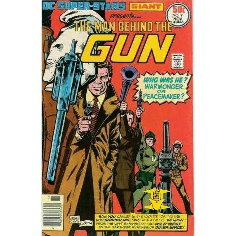 Dc Super-Stars Giant Presents The Man Behind The Gun #9 1