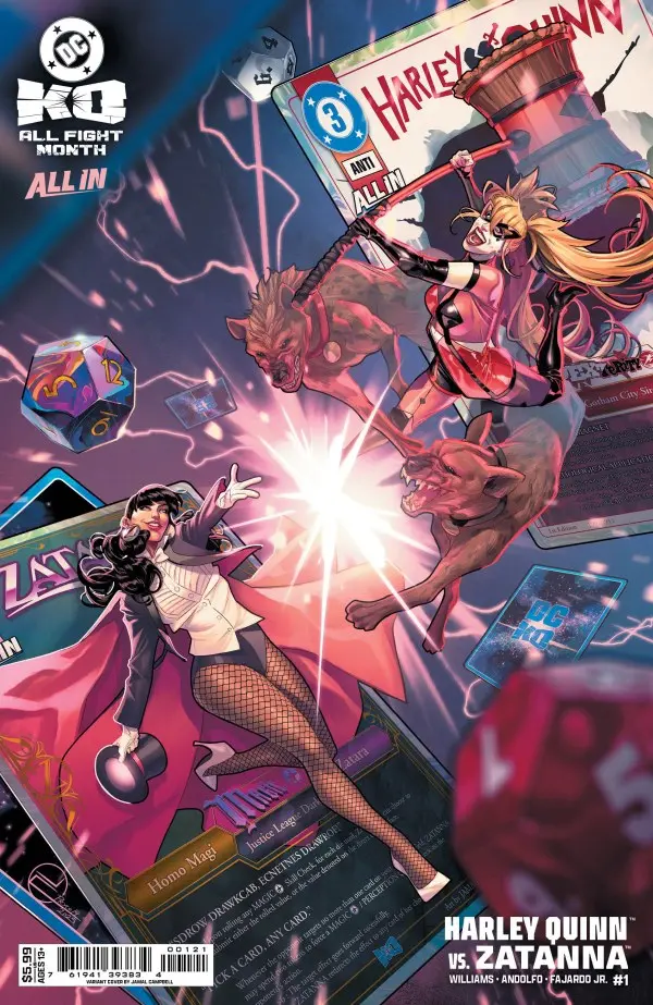 Dc K.O.: Harley Quinn Vs. Zatanna (2025) #1 Cover C Jamal Campbell Variant Nm 1
