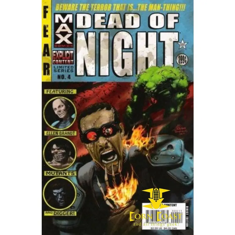 Dead Of Night Featuring Man-Thing (2008) #4 Vf 1