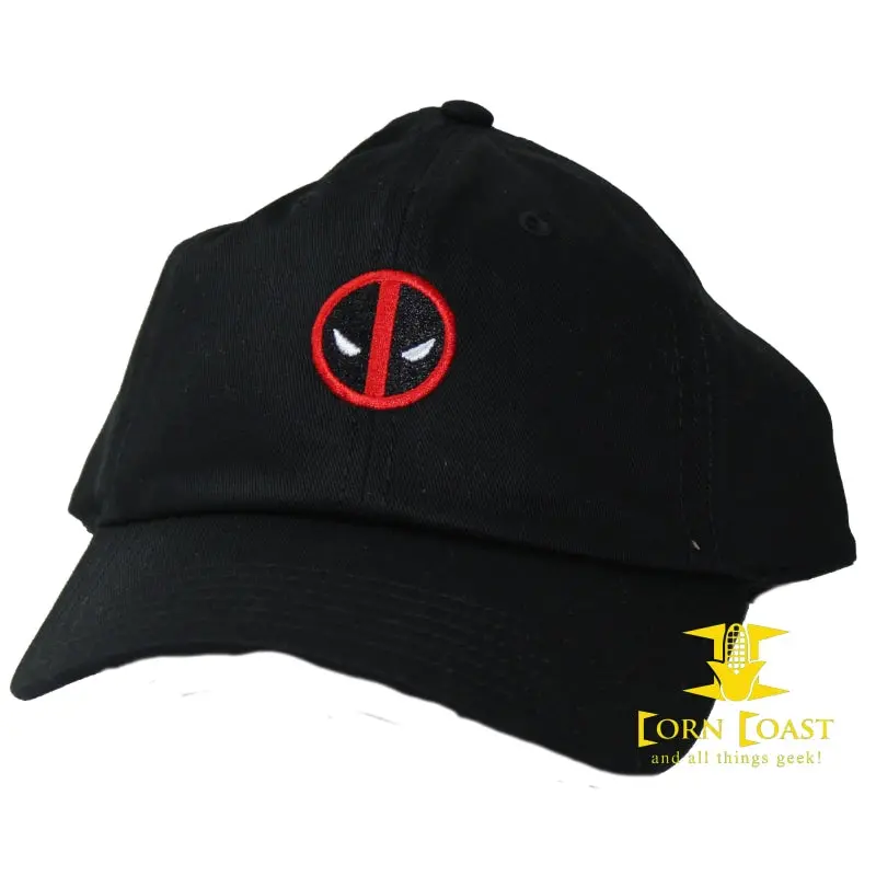 Deadpool Small Logo Slouch Design Hat 1