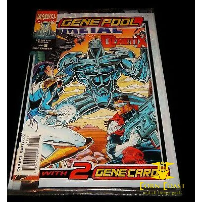 Death Metal Vs. Genetix #1 Polybagged With Trading Cards Nm 1