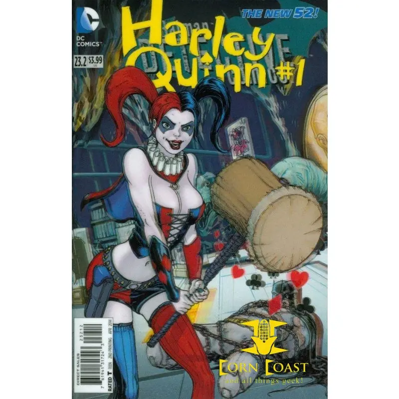 Detective Comics #23.2 Harley Quinn Lenticular Cover 1