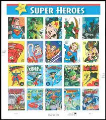 Dc Comics Super-Heroes Stamps 1