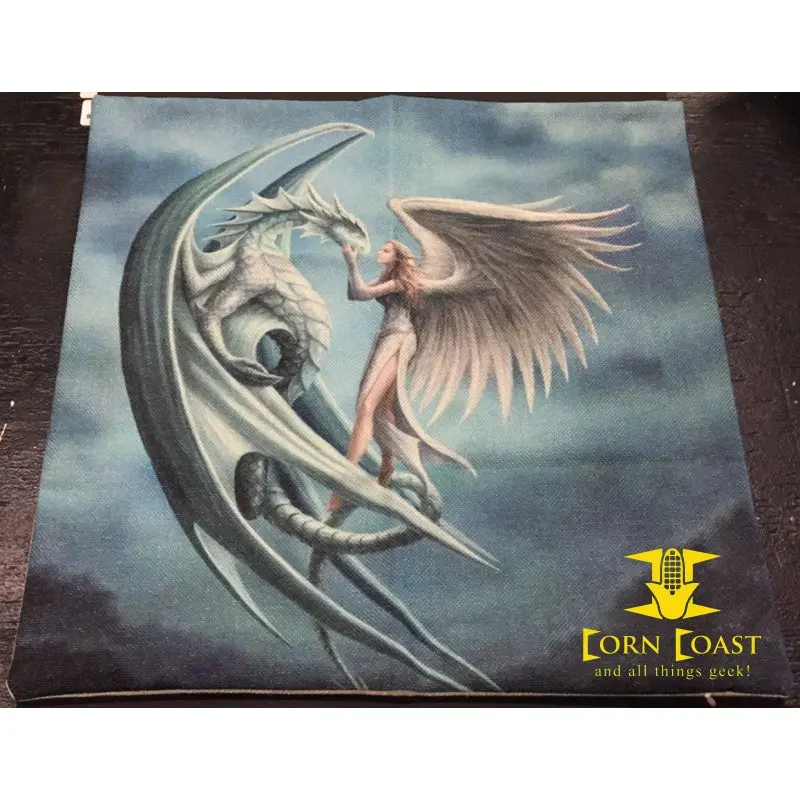 Dragon And Angel Square Pillowcase 1