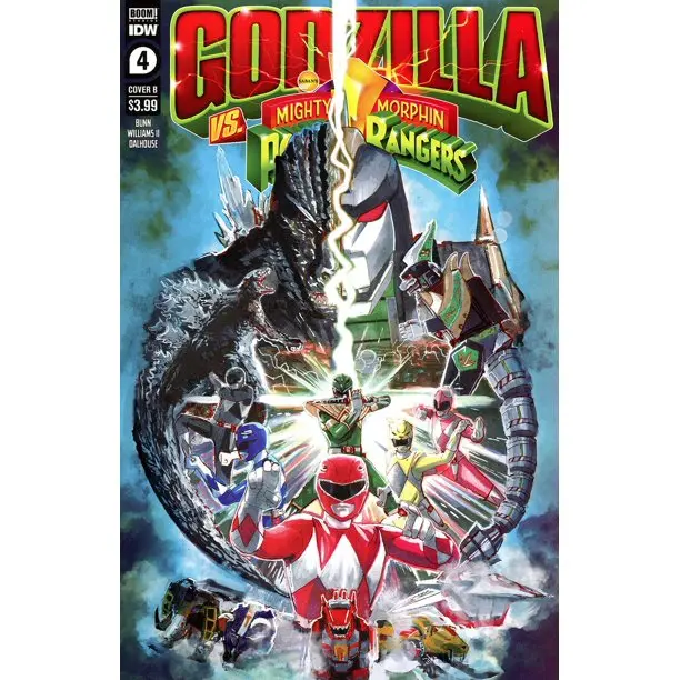 Godzilla Vs Mmpr #4 (Of 5) Cvr B Draper-Ivey Nm 1