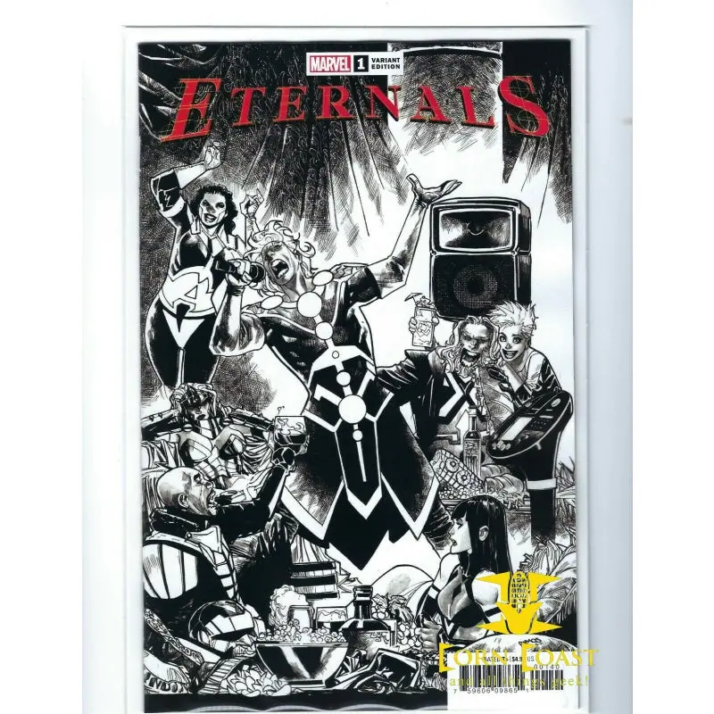 Eternals #1 Launch Party Ramos Sketch Variant 1
