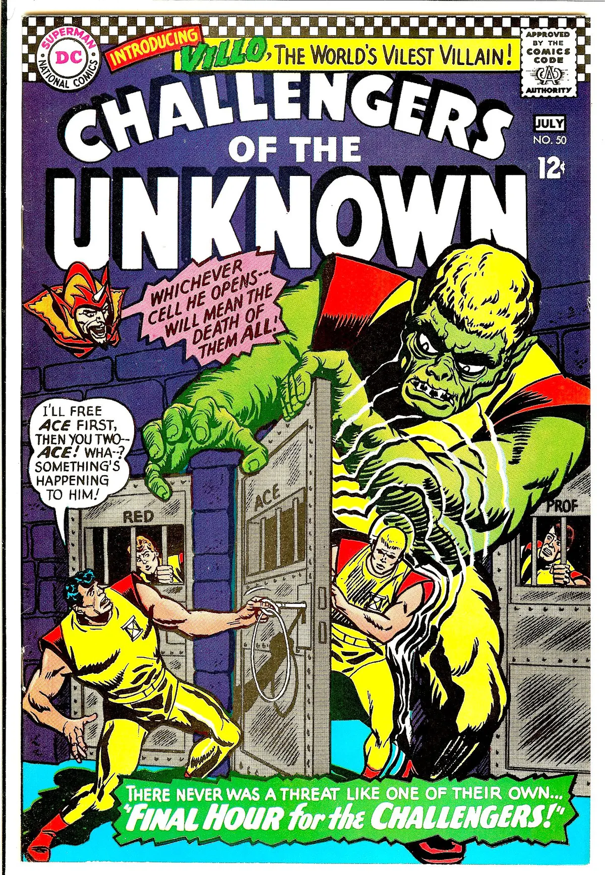 Challengers Of The Unknown (Vol 1) #50 Fn 1