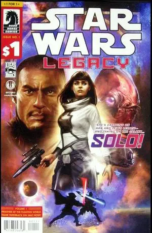 Star Wars Legacy #1 Ania Solo And Darth Wredd 1St Appearance Dark Horse Nm 1