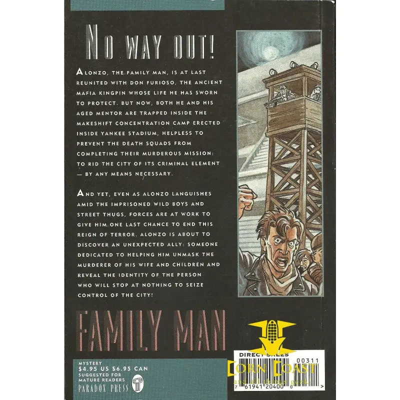 Family Man Gn (1995 Paradox Mystery) By Jerome Charyn #3-1St 2