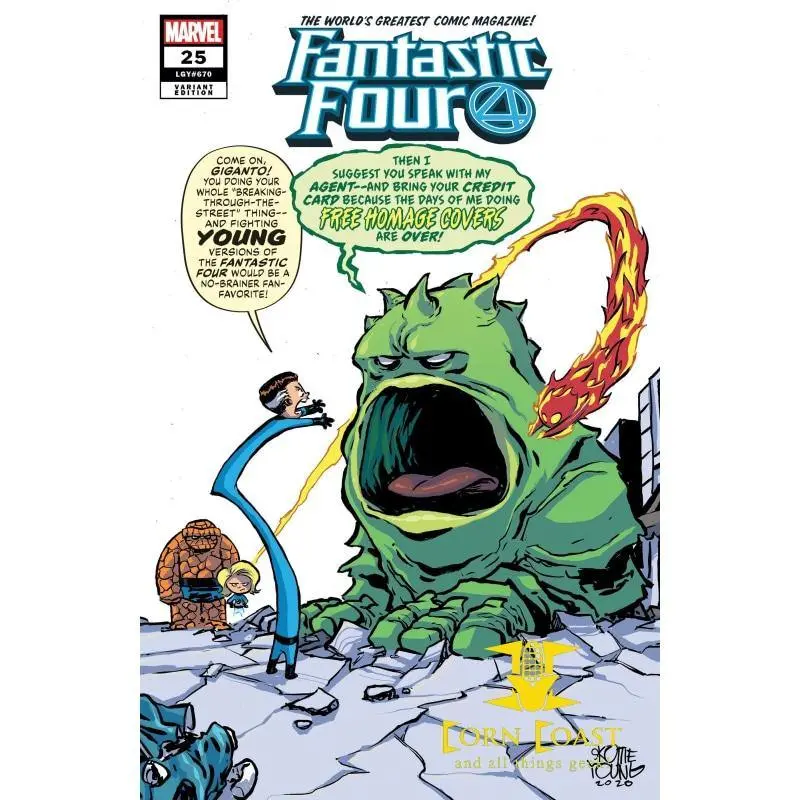 Fantastic Four #25 Young Var Emp 1