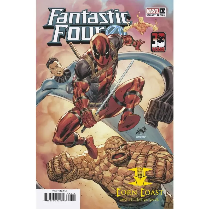 Fantastic Four #33 Liefeld Deadpool 30Th Var 1