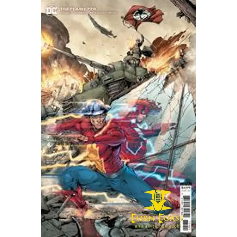 Flash #770 Cvr B Brett Booth Card Stock Var 1